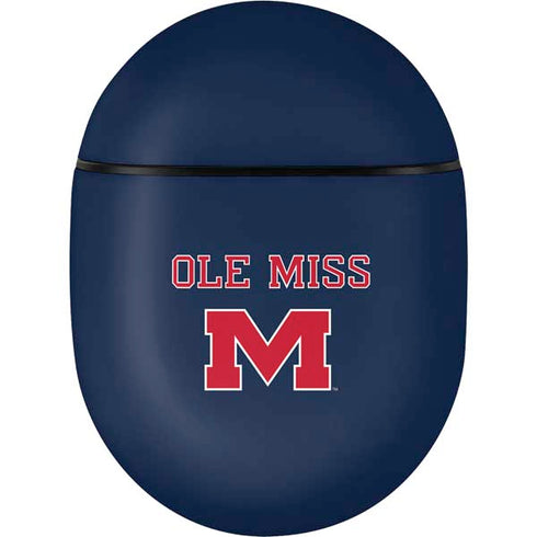 University of Mississippi Ole Miss Blue Google Pixel Buds Skin